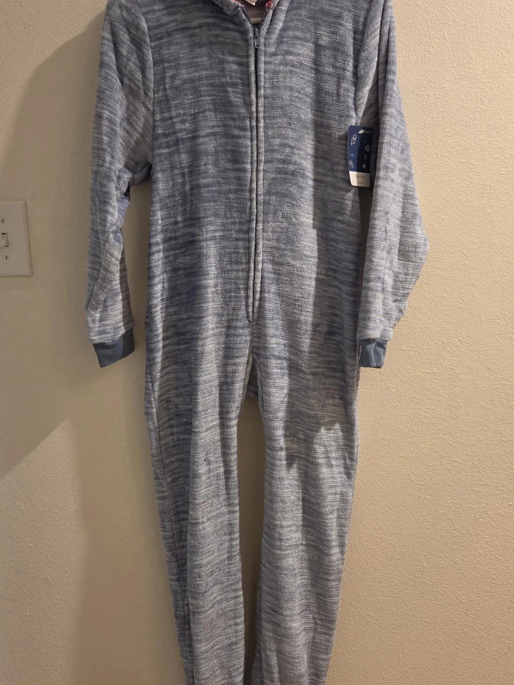 Playful Super Soft and Fun Kids Shark Hooded One-Piece - Pajama Or Costume